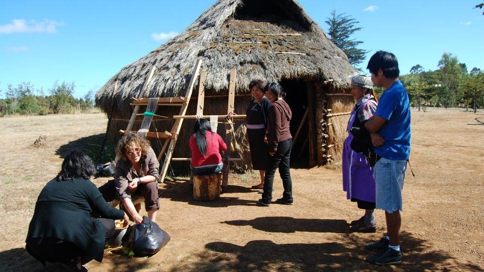 Taller Telar Jornada Taller de telar mapuche