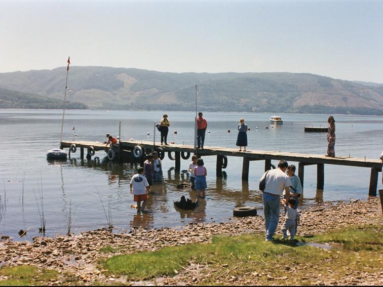 Amarre de wampo al muelle