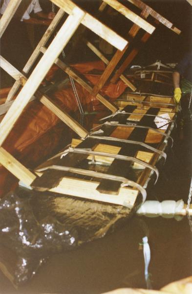 Wampo sumergido en piscina techada Wampo sumergido en piscina techada